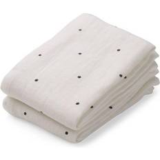 Liewood stofble Liewood Lewis Stofbleer 2-pak Classic Dot Creme De La Creme