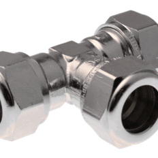 VSH kompression tee krom 10 mm