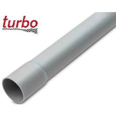 Solar Plus Plastrør 20MM grå med muffe pvc 3 meter