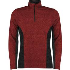 Rhino Jupiter 1/4 Zip Contrast Performance Top Men - Red/Black