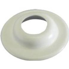 Bøsningskrave plast hvid 3/8