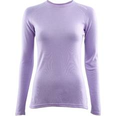 Vaellus - Violetti Aluspaidat Aclima WarmWool Crewneck - Purple Rose