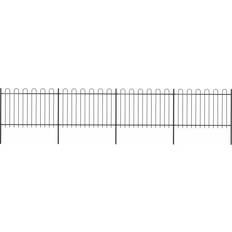 170.0 cm Hegn vidaXL Garden Fence with Hoop Top 680x170cm