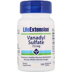 Vitamins & Supplements Life Extension Vanadyl Sulfate 100 vegetarian tabs