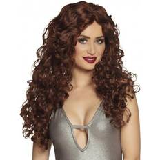 Rot Langhaarperücken Boland 86046 Long Red Ginger Medieval Style Wig