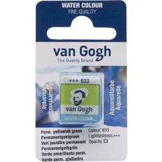 Van Gogh Akvarel 633 Permanent Yellowish Green Pan