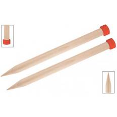 Knitpro KP35271 35 cm x 25 mm Basix Single Pointed Needles, Birch