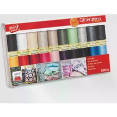 Gutermann Garne & Handarbeitsbedarf Gutermann Gütermann creativ Sewing Thread, 100m, Pack of 20, Multi