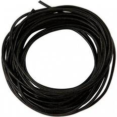 Creativ Company Leather Cord, thickness 2 mm, black, 4 m/ 1 roll