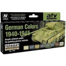 Vallejo Acrylicos VJ71206 "German Colors 1940-1945" Model Air Set