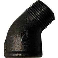 Solar Plus Vinkel sort MF/NP 45GR 1 1/4