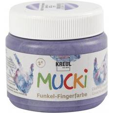 Pitture per le dita Mucki Finger Paint, metallic lilac, 150 ml/ 1 tub