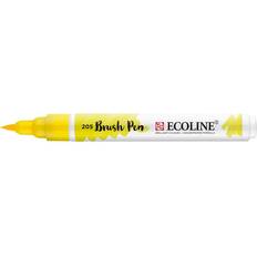 Gule Penseltusjer Royal Talens Ecoline Watercolor Brushpens lemon yellow