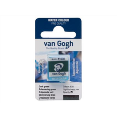 Van gogh half pan Van Gogh Akvarel 630 Dusk Green- Pan