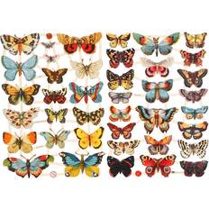 Creativ Company Glansbilleder, ark 16,5x23,5 cm, sommerfugle, 2ark