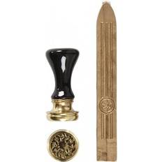 Lak og segl Creativ Company Lak og segl, guld, diam. 17 mm, 1sæt