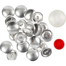 Creativ Company DIY Covered Buttons, D: 22 mm, 12 pc/ 1 pack