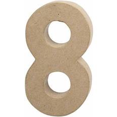 Pappsiffra H: 20,5 cm 8