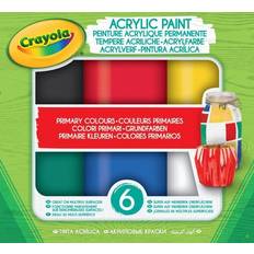 Nero Pitture acriliche Crayola Acrylic Tempera Pack