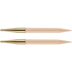Garn & Håndarbejdsudstyr Knitpro Basix Birch Udskiftelige Rundpinde Birk 13cm 3,50mm US4
