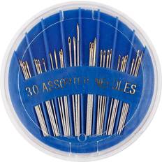 Creotime Sewing Needles, no. 3-7, L: 35-45 mm, 30 pc/ 1 pack