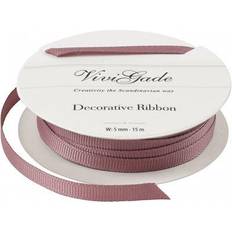 Rosa Band Grosgrainband B: 5 mm Rosa 15 m