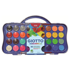 A base de agua Acuarelas Giotto 353600 Watercolors, 36 Pieces