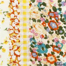 Gule Papir Creativ Company Patchwork Fabric, size 45x55 cm, 100 g, yellow, 4 pc/ 1 bundle