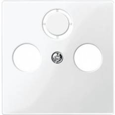 Cover SAT socket System M, 1-M, M-Smart, M-Plan, M-Creativ Polar white glossy 296719