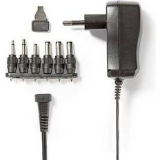 Universal strømforsyning 600 mA (6 stik) 3-12V