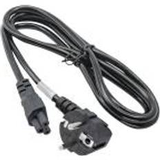 Power cord cee 7 7 c5 Akyga Power Cord AK-NB-01C for notebooks VDE IEC C5 250V/50Hz 1,5m, 1,5 m, CEE7/7, C5 coupler