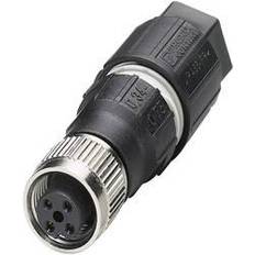 Phoenix Contact 1641772 Sensor- aktuator-stik, M12 Tilslutning, lige Pol-tal (RJ) 4 1 stk