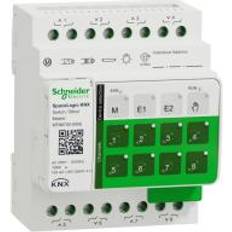 Normkomponenten Schneider Electric Electric Master Schalter/Jalousie SpaceLogic KNX,8fach MTN6