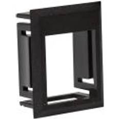Leviton Elartikler Leviton Montage ramme sort for udtag til keystone konnekter