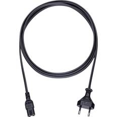 Netzkabel reduziert Oehlbach Current Cable [1x Europlug 1x Small appliances socket (C7)] 3.00 m Black Powercord C 7