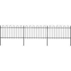 Steel Fences vidaXL Garden Fence with Hoop Top 510x150cm