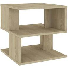 Gris Mesas Consola vidaXL Auxiliar De Madera Contrachapada 40x40x40 cm Mesa Consola 40x40cm