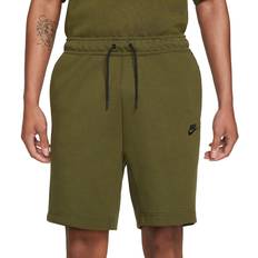 Tech fleece green Nike Tech Fleece Shorts Men - Rough Green/Black