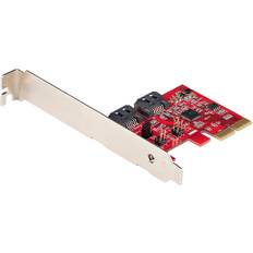 RAID 0 Tarjetas de Control StarTech 2P6GR-PCIE-SATA-CARD 2 Port SATA De 6Gbps SATA