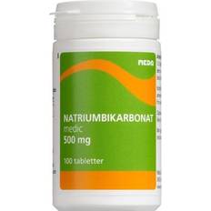 Meda Vitaminer & Kosttilskud Meda Natriumbicarbonat 500mg 100 stk