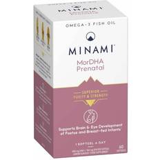 Omega-3 Fettsyror på rea Minami MorDha Prenatal 435mg Capsules 60s 701985