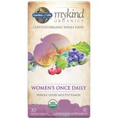 Vanilj Vitaminer & Mineraler Garden of Life Mykind Organics Multi Tablets Women 120 st