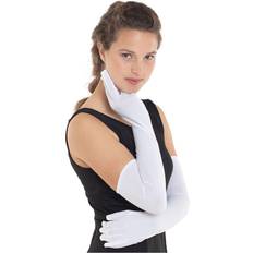 Kostymer Folat Long Gloves White