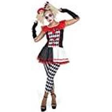 Vegaoo Karnival Costumes 81243 Carnival Jester Girl Costume, Women, Multi, X-LARGE