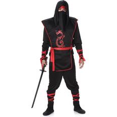 Partychimp Carnival Mens Ninja Warrior Costume