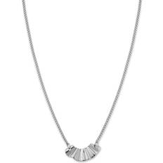 Chapado en Plata Collares Rosefield Liquid Waved - Silver