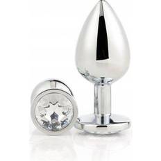 Stor buttplug Dream Toys Gleaming Love Plug Silver, Large