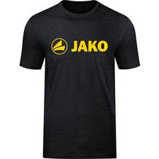 JAKO Promo T-shirt Unisex - Black Melange/Citro