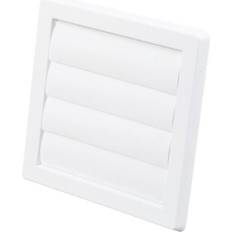 Duka lamellventil, 180x180 mm, Röd