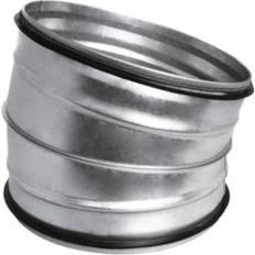 Altech Vand & Afløb Altech bøjning Ø200 15 gr. Nippel/Nippel, galvaniseret